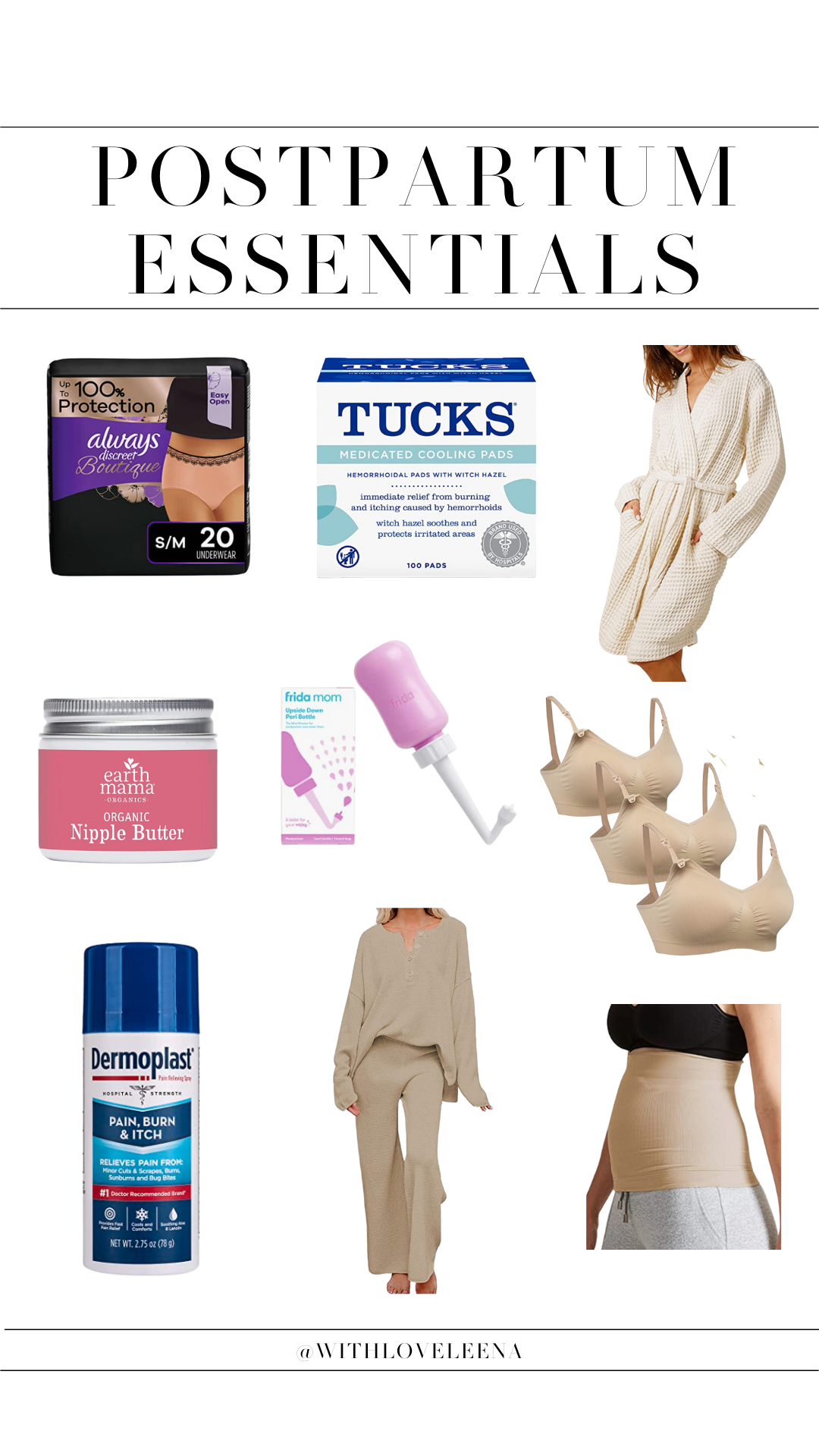 BREASTFEEDING & POSTPARTUM ESSENTIALS